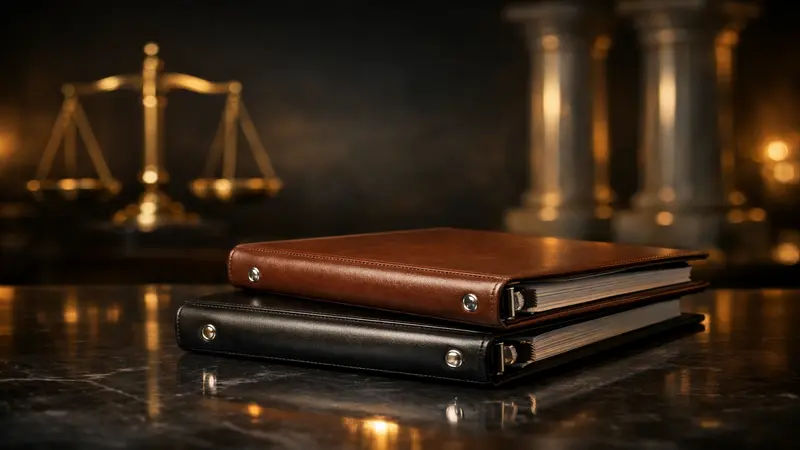 Review binders on the table — professional assessment